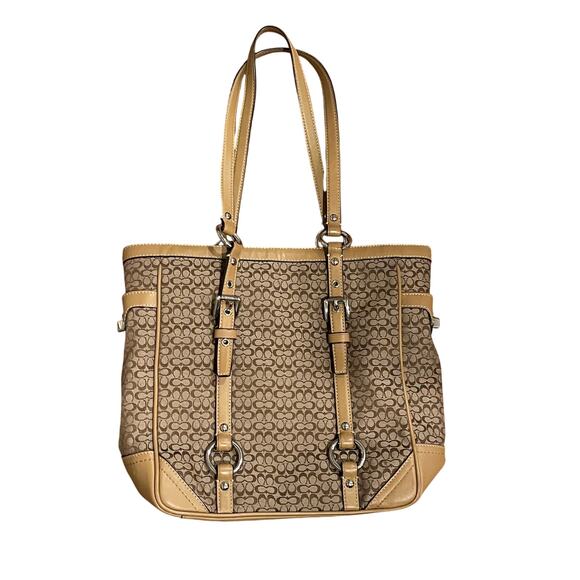 Coach Handbags - COACH F11526 Signature Gallery Monogram Tote / Handbag / purse